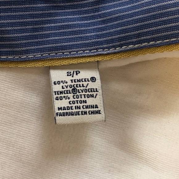 Men's Tommy Bahama White Lyocell/Cotton Shirt - Picture 5 of 16